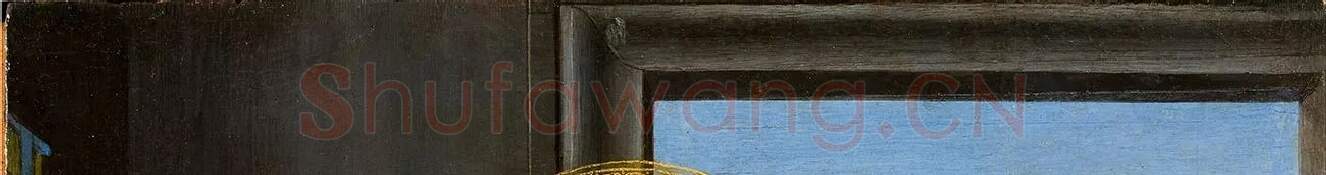 波提切利作品《读书圣母》_01