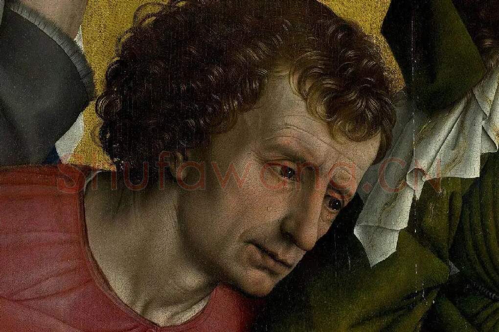 维登《基督下十字架》局部细节(3)