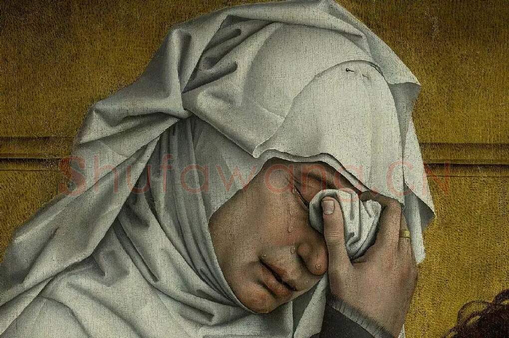 维登《基督下十字架》局部细节(5)