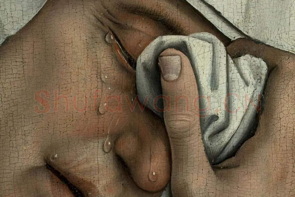 维登《基督下十字架》局部细节(6)