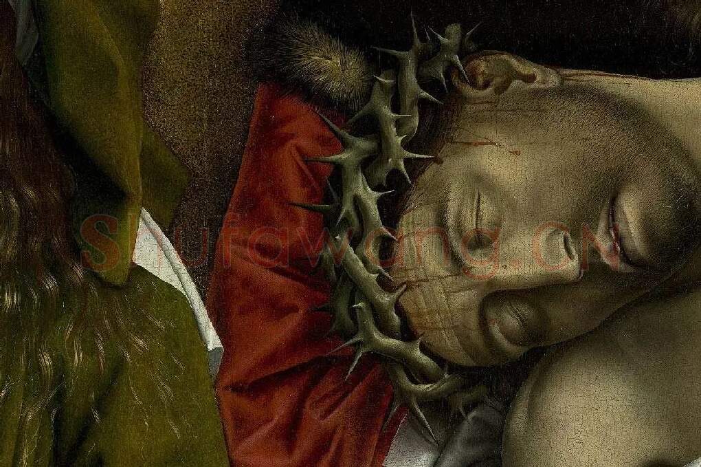 维登《基督下十字架》局部细节(7)