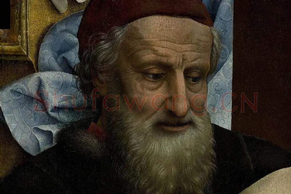 维登《基督下十字架》局部细节(9)