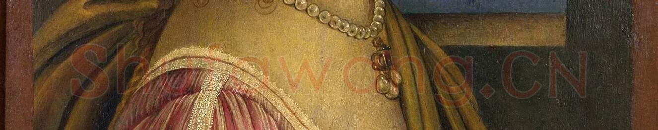 波提切利肖像画作品《侧面女士肖像》_03