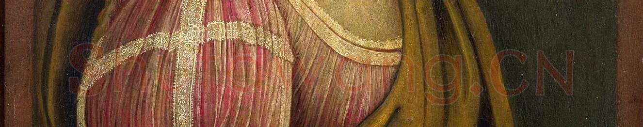 波提切利肖像画作品《侧面女士肖像》_04