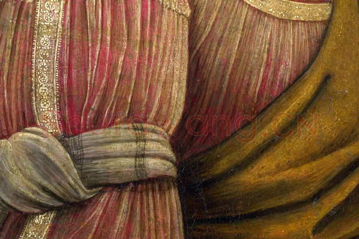 波提切利肖像画作品《侧面女士肖像》局部 (6)