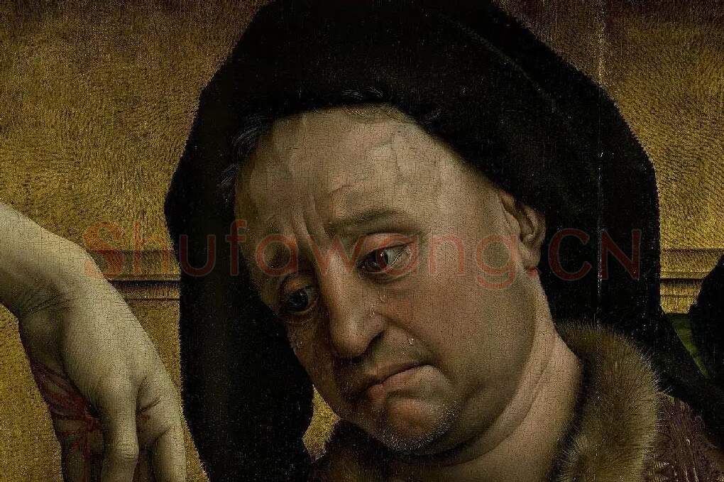 维登《基督下十字架》局部细节(11)