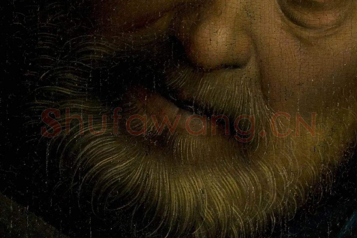 维登《基督下十字架》局部细节(15)