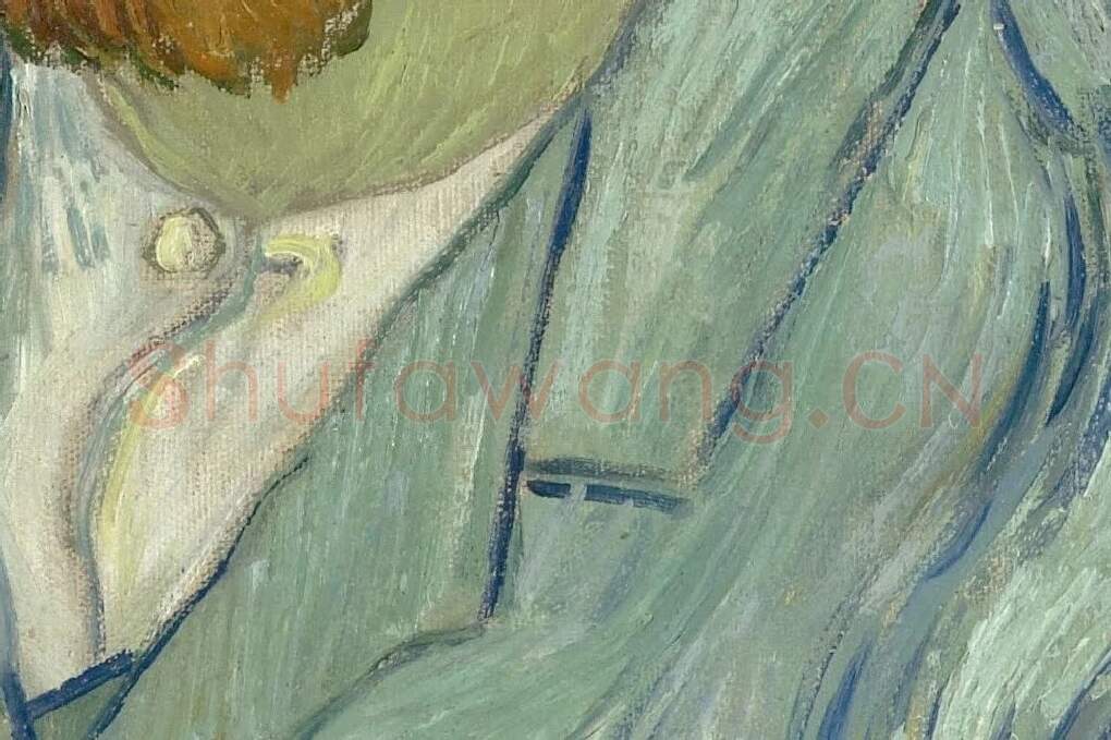 梵高自画像局部 (4)