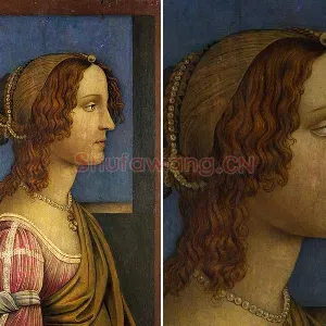 波提切利肖像画作品《侧面女士肖像》