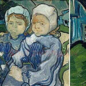 梵高作品《两个孩子》
