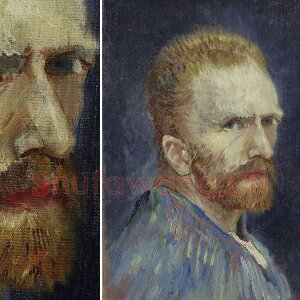 文森特·梵高《自画像》作品