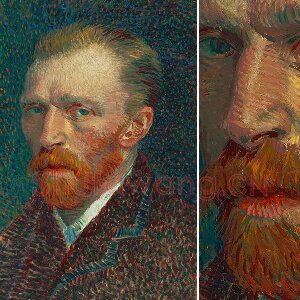 梵高1887年的自画像作品