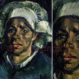 梵高头像作品《农妇》