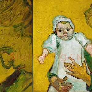 梵高《鲁林母亲与她的婴儿》
