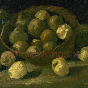梵高作品《一篮苹果的静物》