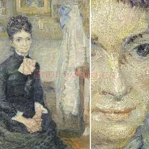 梵高油画肖像作品《坐在椅子上的女人》