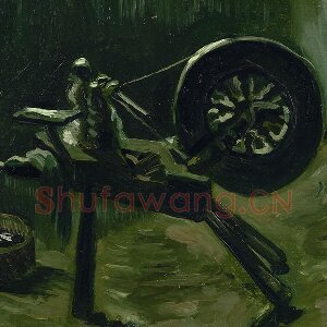 梵高油画《绕线机》