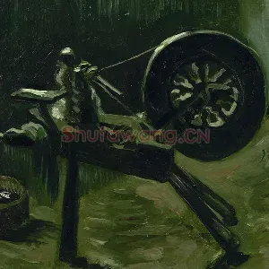 梵高油画《绕线机》
