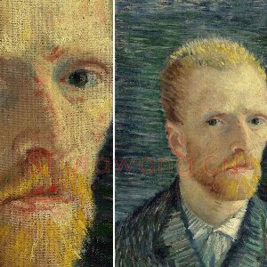 文森特·梵高1887年《自画像》