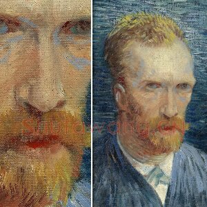 文森特·梵高1887油画头像《自画像》