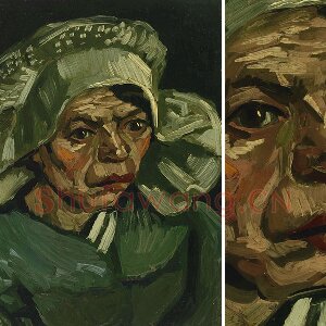 梵高油画头像《妇女人物头像》