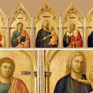 乔托蛋彩画《巴迪亚多联祭坛画》