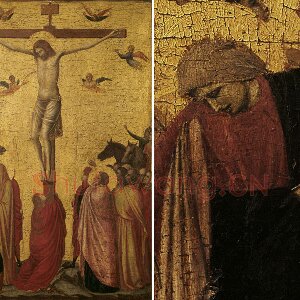 乔托蛋彩画作品《耶稣受难图》