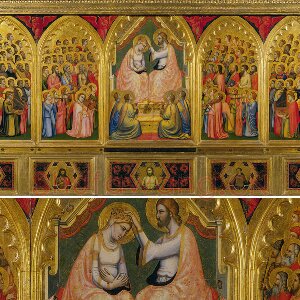 文艺复兴“乔托”作品 多联祭坛画