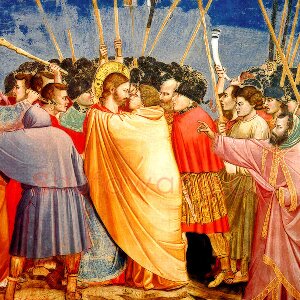 乔托代表作《犹大之吻》