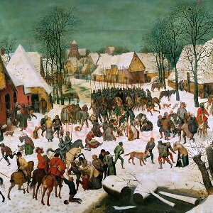 彼得·勃鲁盖尔绘画作品《伯利恒虐杀婴儿》