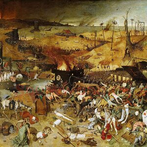 老勃鲁盖尔油画《死神的胜利》