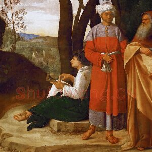 乔尔乔内作品《三位哲学家》