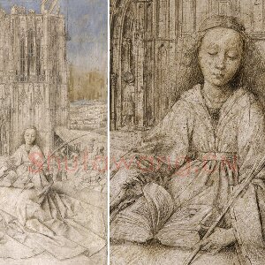 扬·凡·艾克作品《圣芭芭拉》