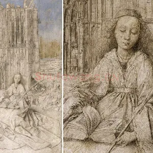 扬·凡·艾克作品《圣芭芭拉》
