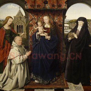 扬·凡·艾克作品《圣母子与供奉者》