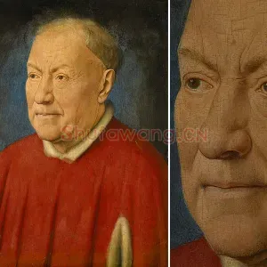 扬·凡·艾克肖像画作品《红衣主教尼科洛·阿尔贝加蒂》