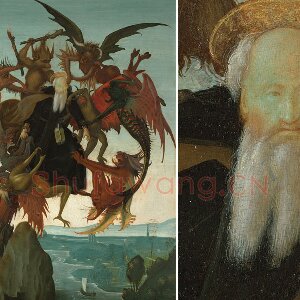 米开朗基罗油画作品《圣安东尼的痛苦》