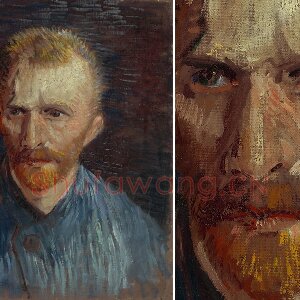 梵高油画头像作品《自画像》