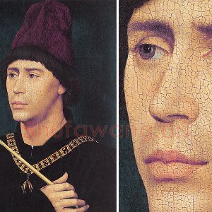 维登油画作品《勃艮第大主教安托万肖像》