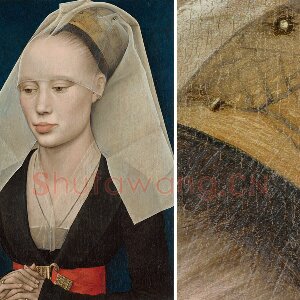 维登女士肖像油画作品《妇人画像》