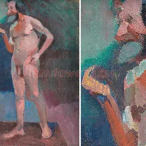 亨利·马蒂斯油画《站立的男模特》