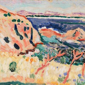 马蒂斯油画海景《拉莫拉德》