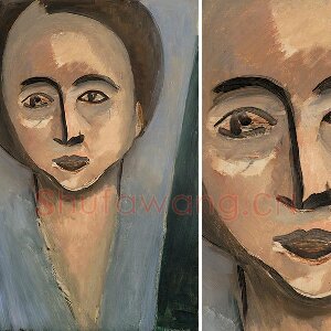 马蒂斯作品《莎拉·斯坦》