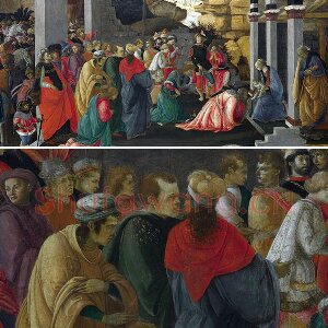 桑德罗·波提切利作品《博士朝拜》