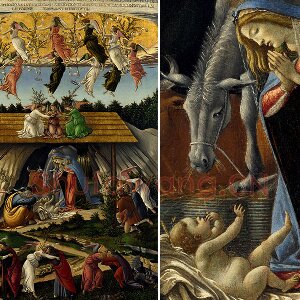 波提切利作品《神秘的耶稣诞生》