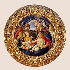 波提切利作品《圣母玛利亚》